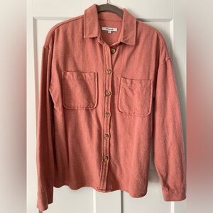 Woman’s Madewell cozy flannel shirt. Size xxs